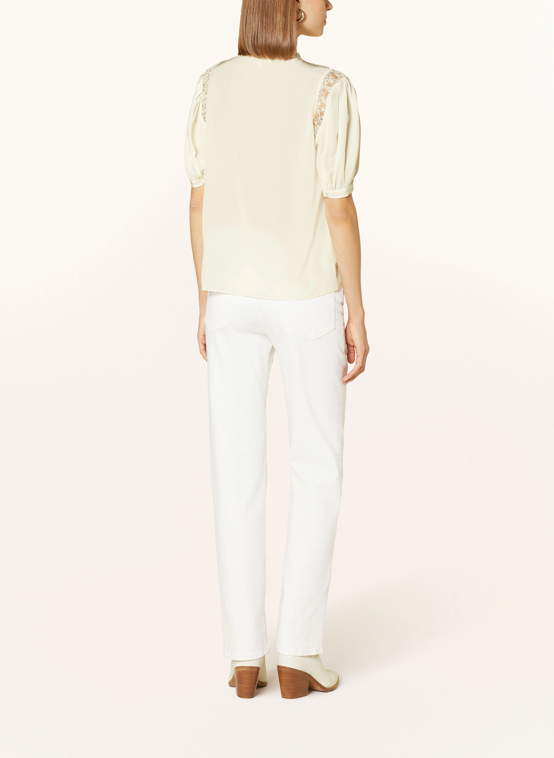 FRAME Bluse mit Spitze