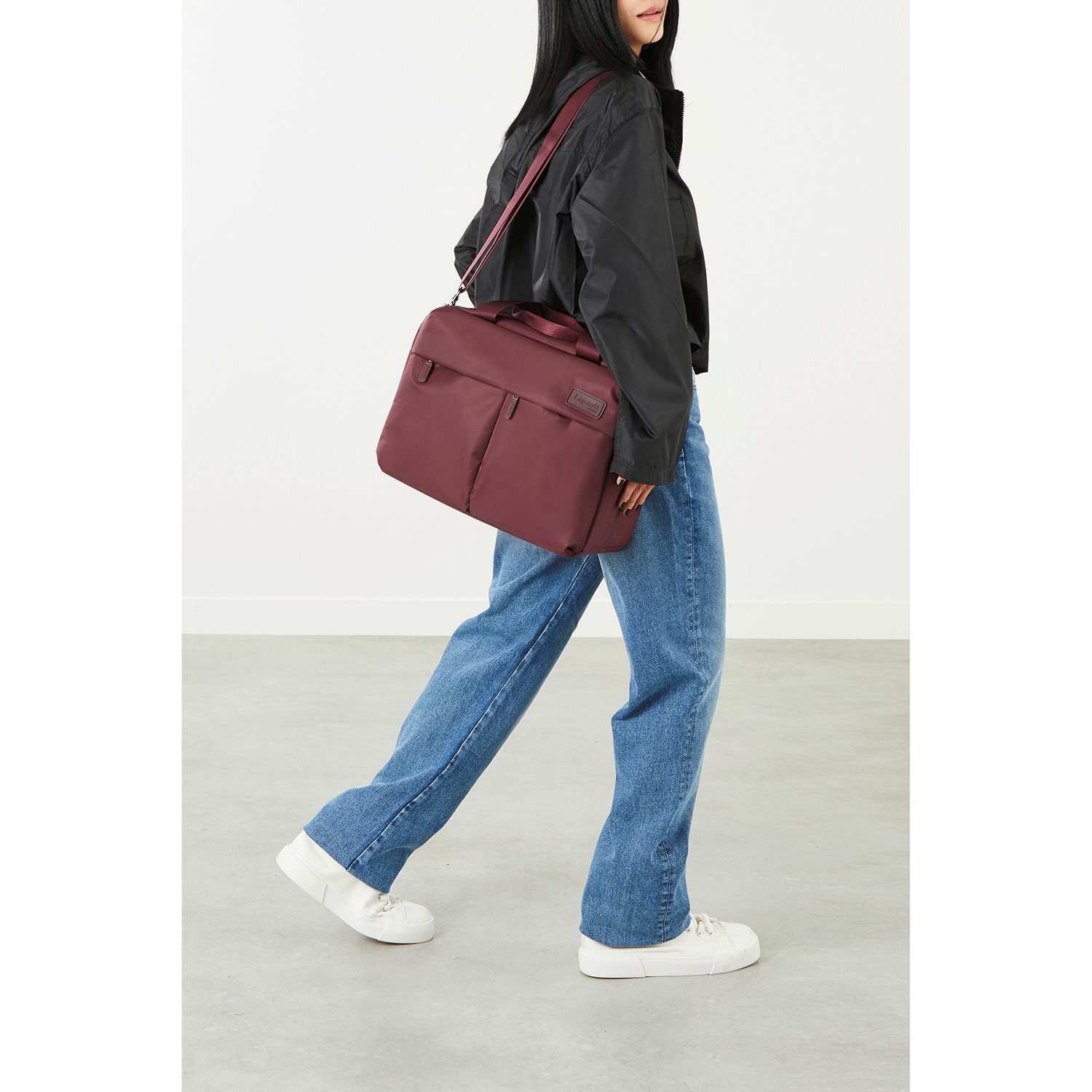 Lipault City Plume Carryall bordeaux