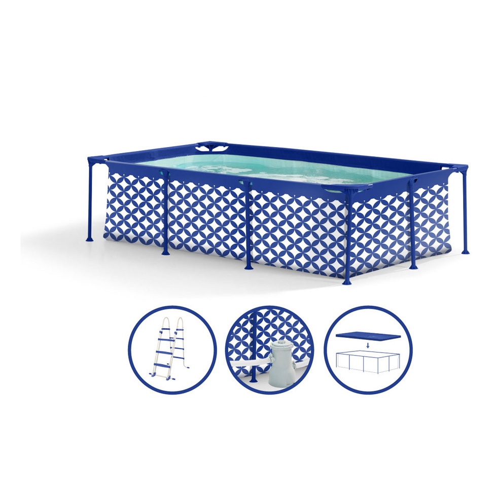 Swim Essentials Frame Zwembad Blauw, 260cm