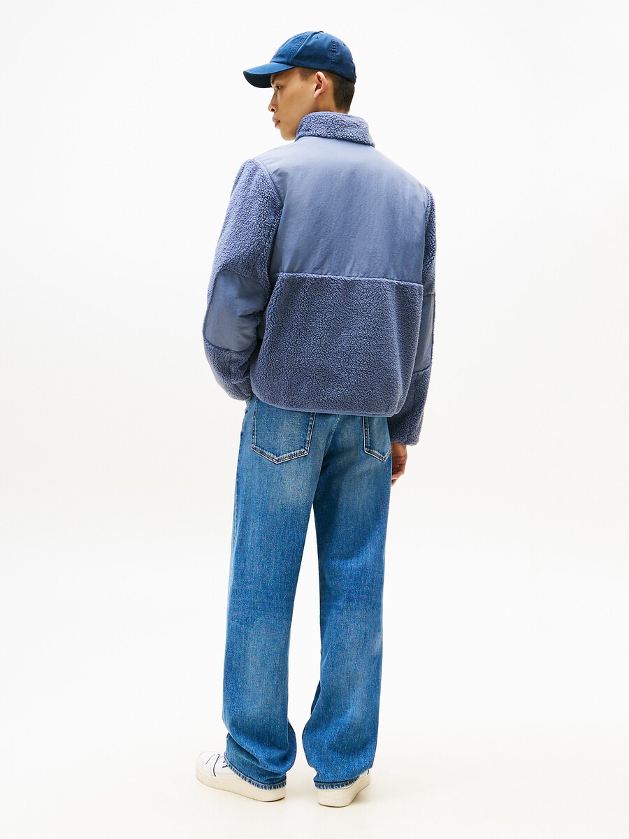 TOMMY JEANS<br>Jaqueta sherpa de tecido duplo