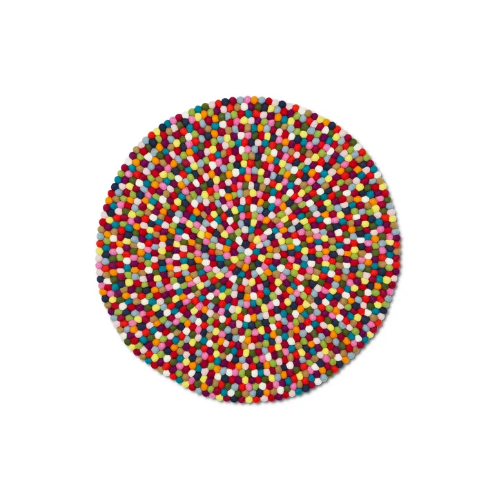 HAY - Pinocchio Teppich multi colour, 90 cm
