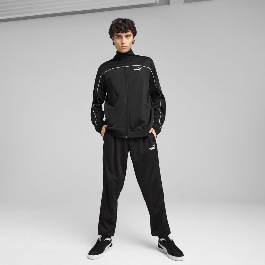 Puma Poly Trainingsanzug mit Paspeln