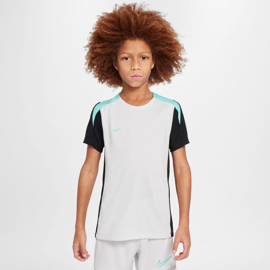 Nike T-shirt d'Entraînement Dri-FIT Strike - Blanc/Noir/Turquoise Enfant