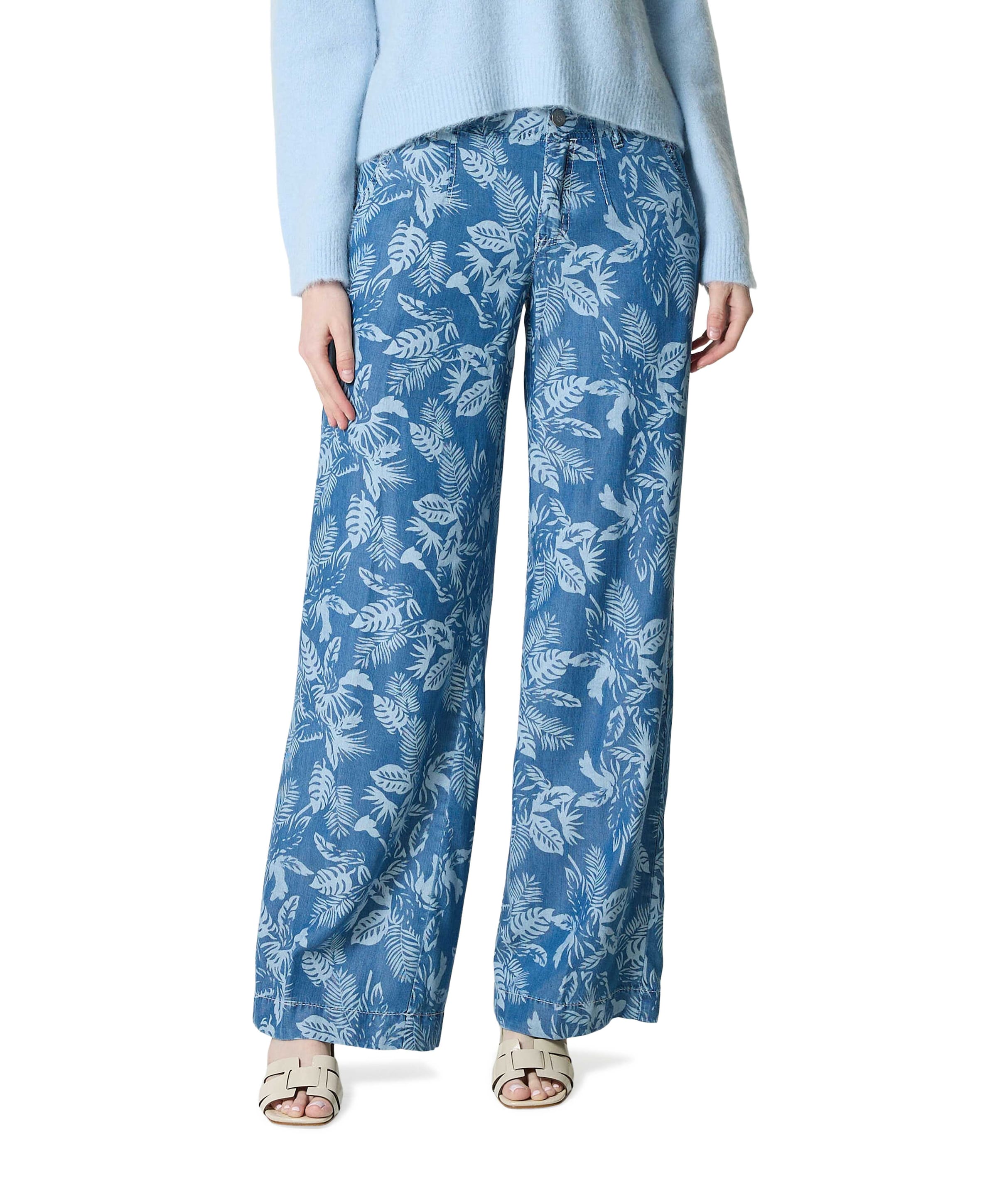 Toni Liv Tailored dames broek blauw