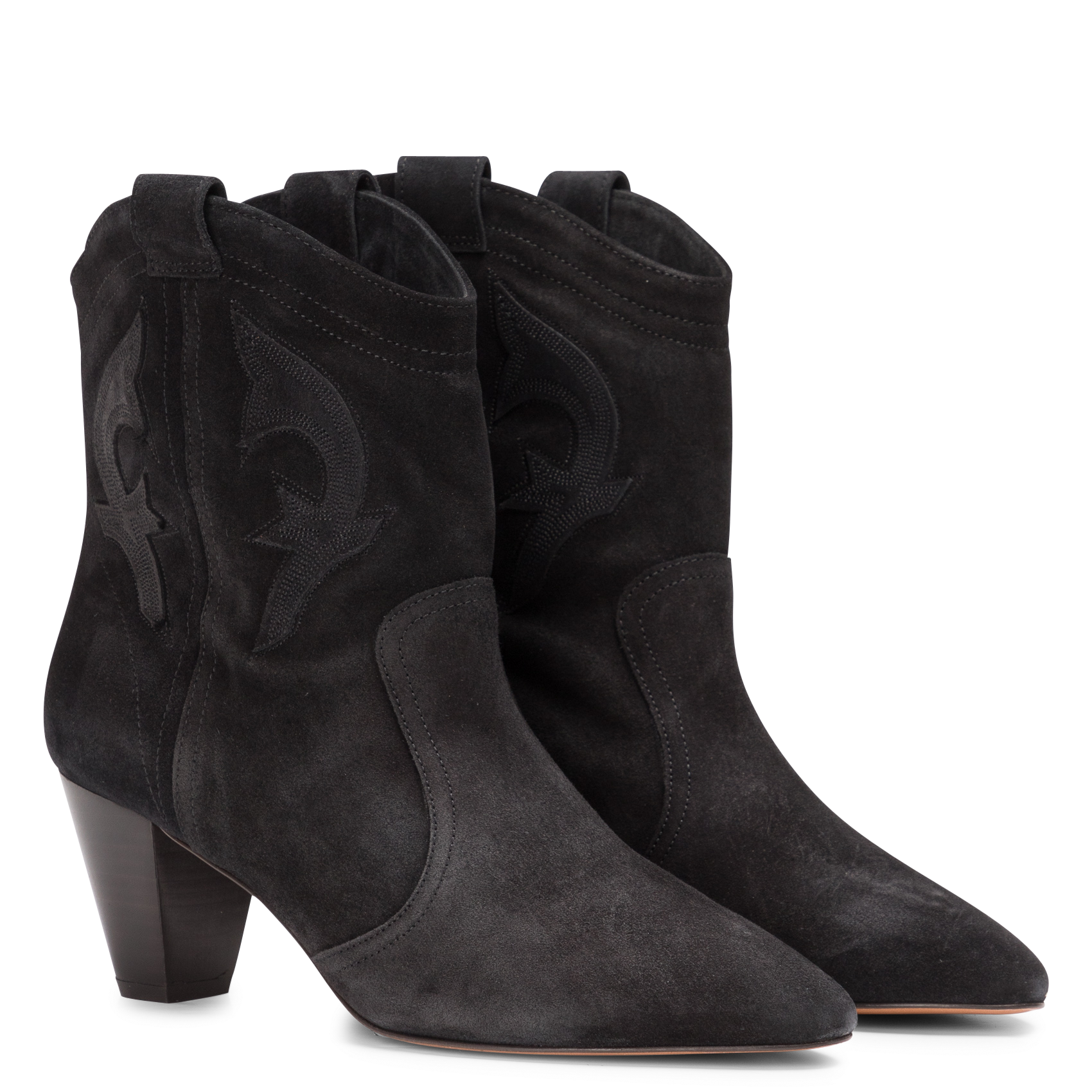 CASEY - Bottines en cuir de vachette| Gris