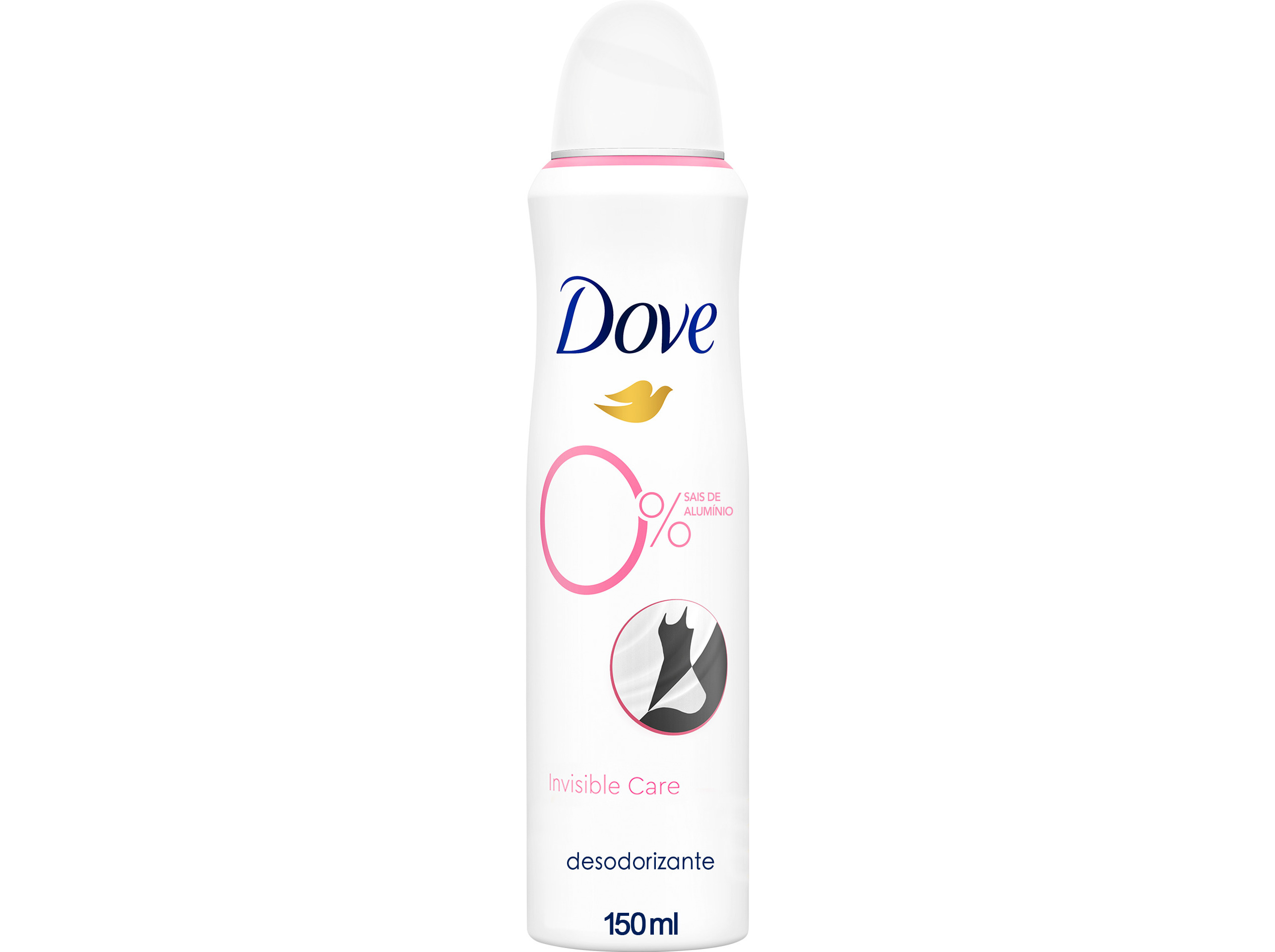 DESODORIZANTE SPRAY DOVE INVISIBLE CARE 0% ALUMINIO 150ML