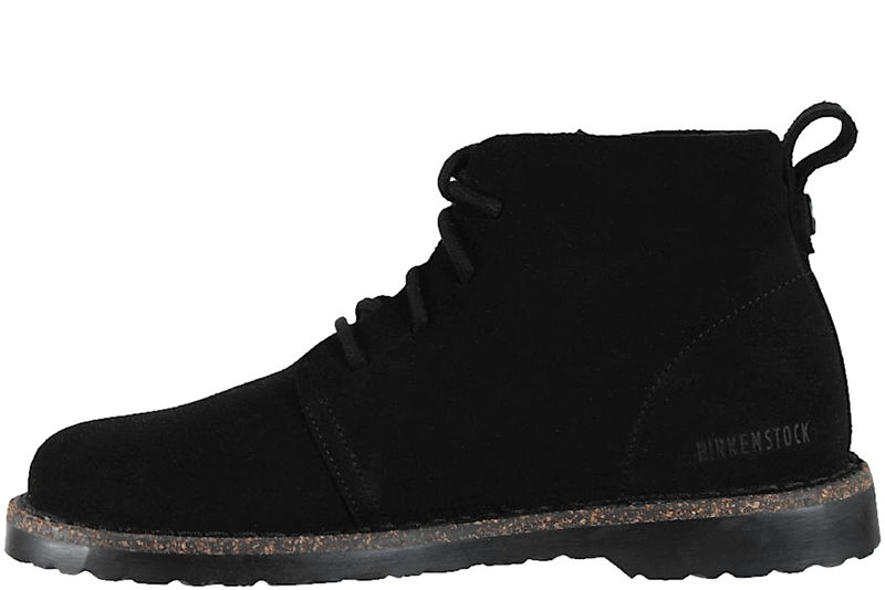 BIRKENSTOCK UPPSALA MID STØVLE I SORT RUSKIND
