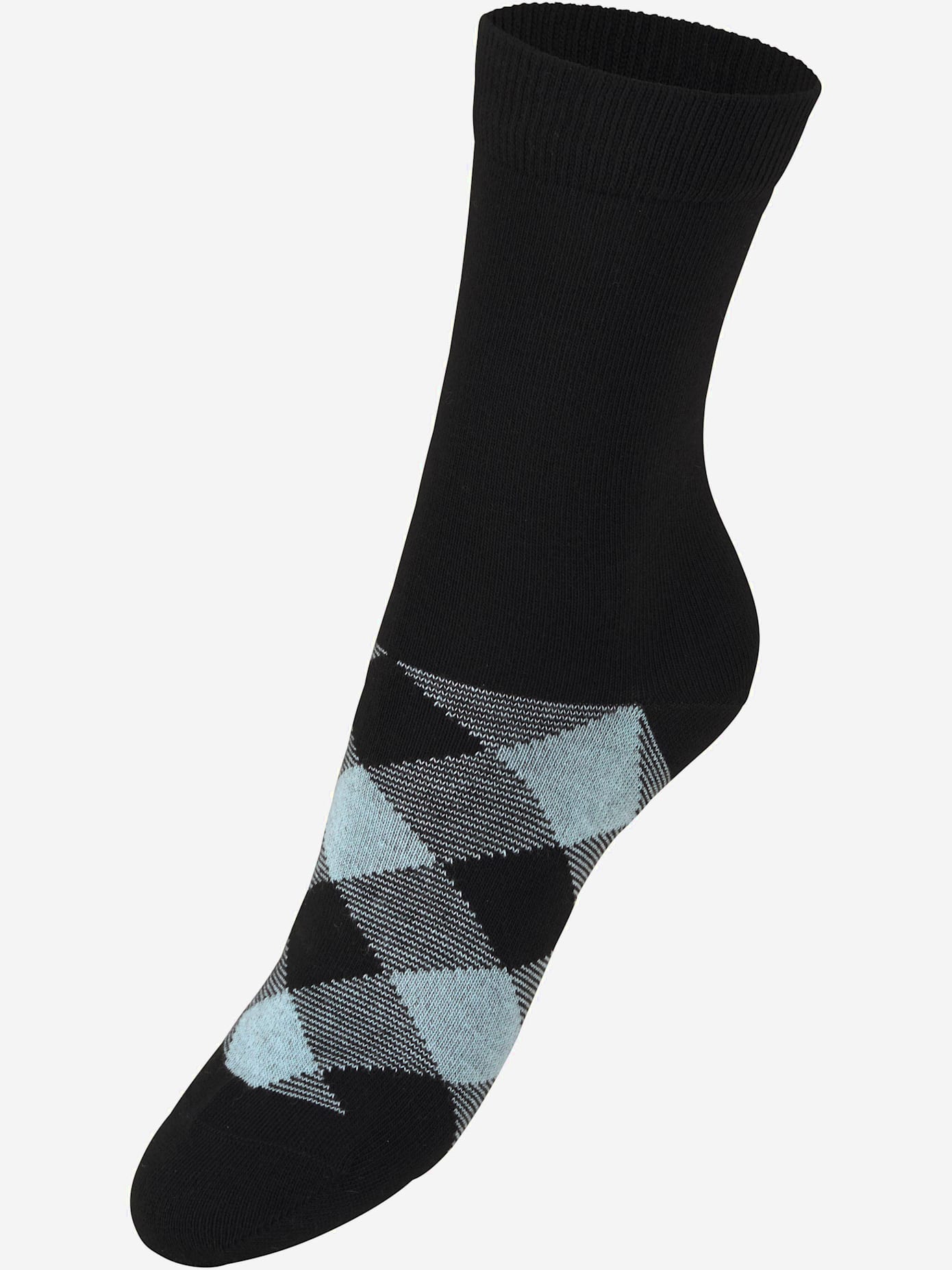 Chaussettes les motifs disparaissent dans la chaussure