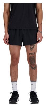 Short splité New Balance RC 3in Noir Homme