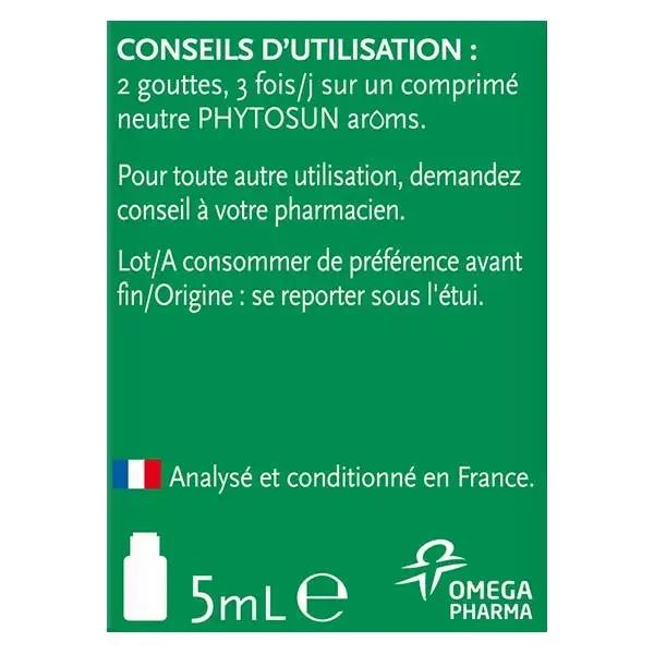 Óleo Essencial de Ravintsara Orgânico Phytosun Arôms 5ml
