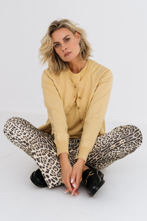 Zizo beige dames broek