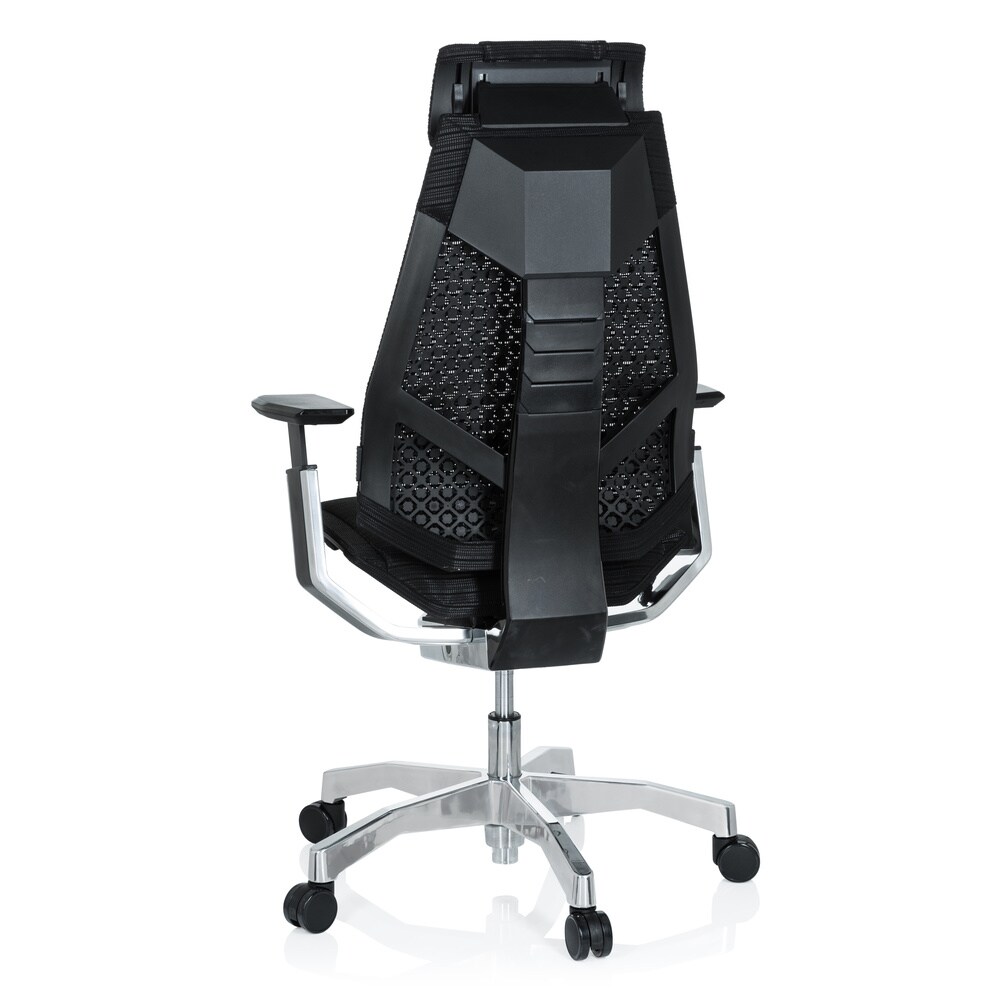 High End Bürostuhl GENIDIA PRO Netzstoff mit Armlehnen hjh OFFICE