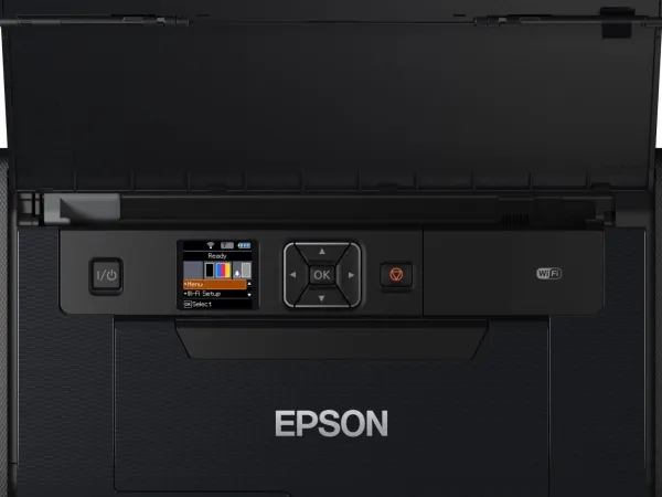 Epson WorkForce WF-100W - Printer - farve - blækprinter - A4/Legal - 5760 x 1440 dpi - op til 7 spm (mono) / op til 4 spm (farve) - kapacitet: 20 ark - USB 2.0, Wi-Fi(n)