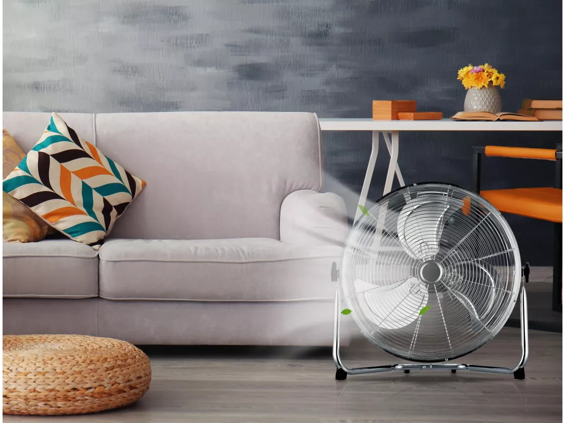 Ventilateur industriel 120W avec 3 pales et 3 vitesses