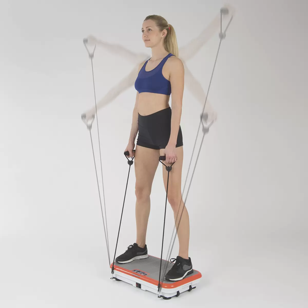 Vibrationsplatte Vibro Shaper weiss,hellgrau,orange
