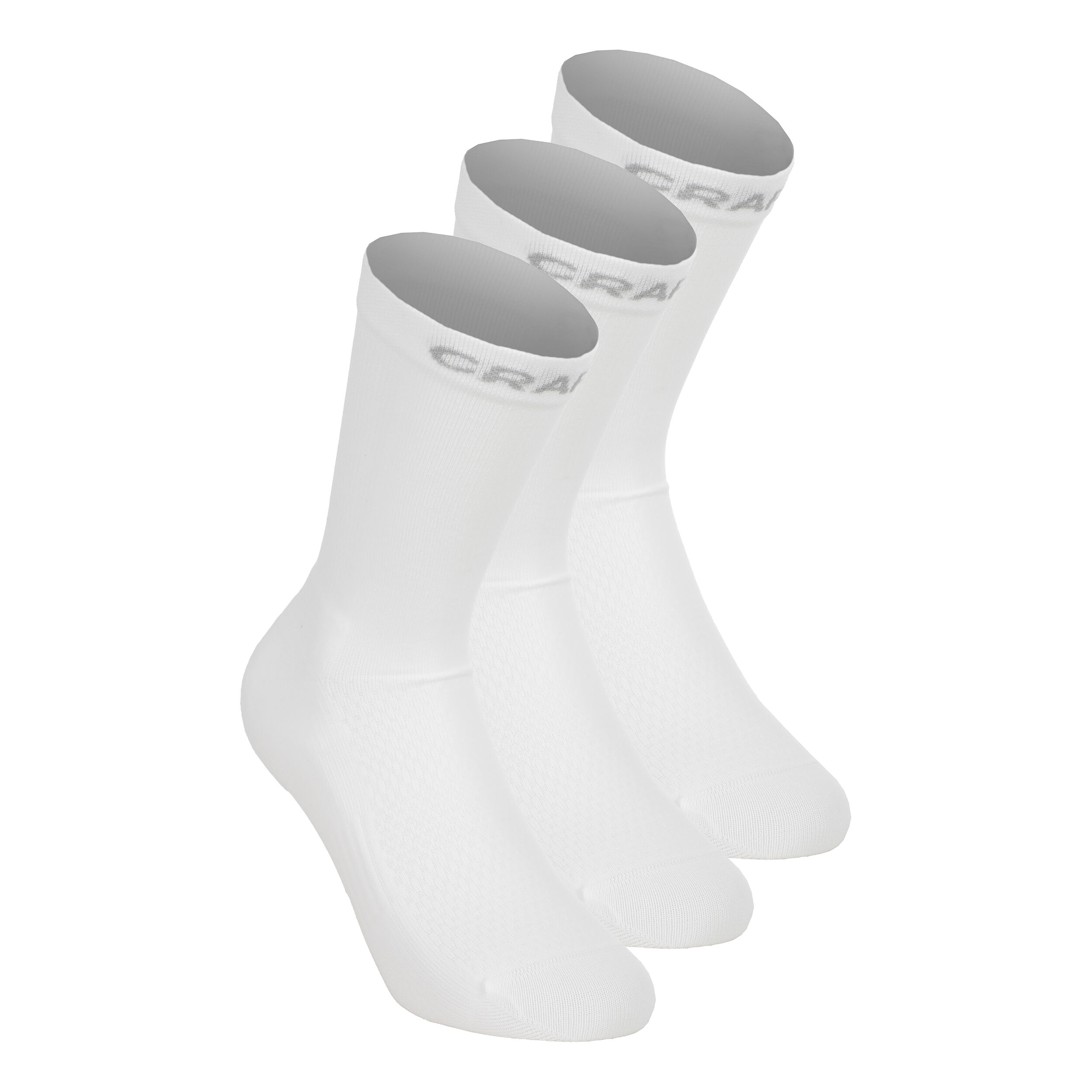 Craft Core Dry High Sock 3Pack Chaussettes De Running - Blanc