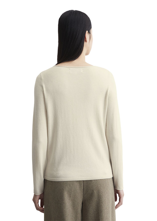 Marc O’Polo Pullover, longsleeve, boat neck Stony sand