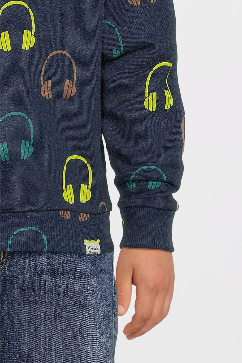 Stains&Stories sweater blauw