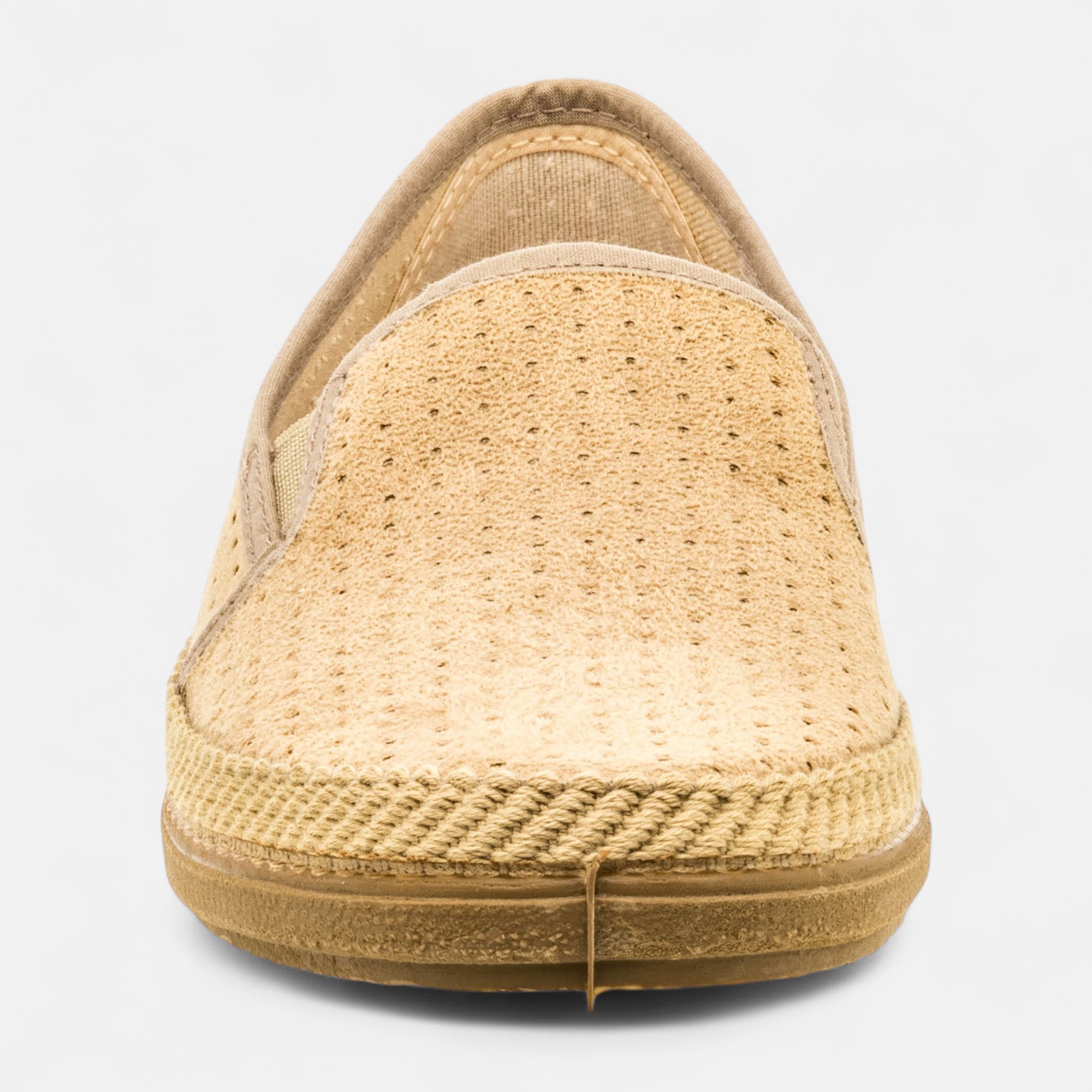 Pantoufles pieds sensibles Homme beige