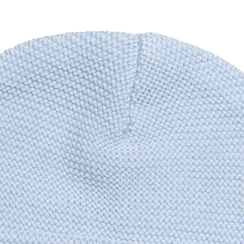 Mütze Merinowolle  hellblau