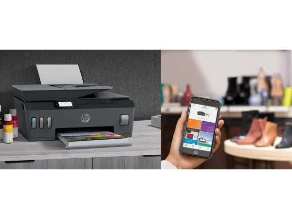 HP Smart Tank Plus 655 Wireless All-in-One - Multifunktionsprinter - farve - blækprinter - kan genopfyldes - Legal (216 x 356 mm) (original) - A4/Legal (medie) - op til 10 spm (kopiering) - op til 11 spm (udskriver) - 100 ark - 33.6 Kbps - USB 2.0, W