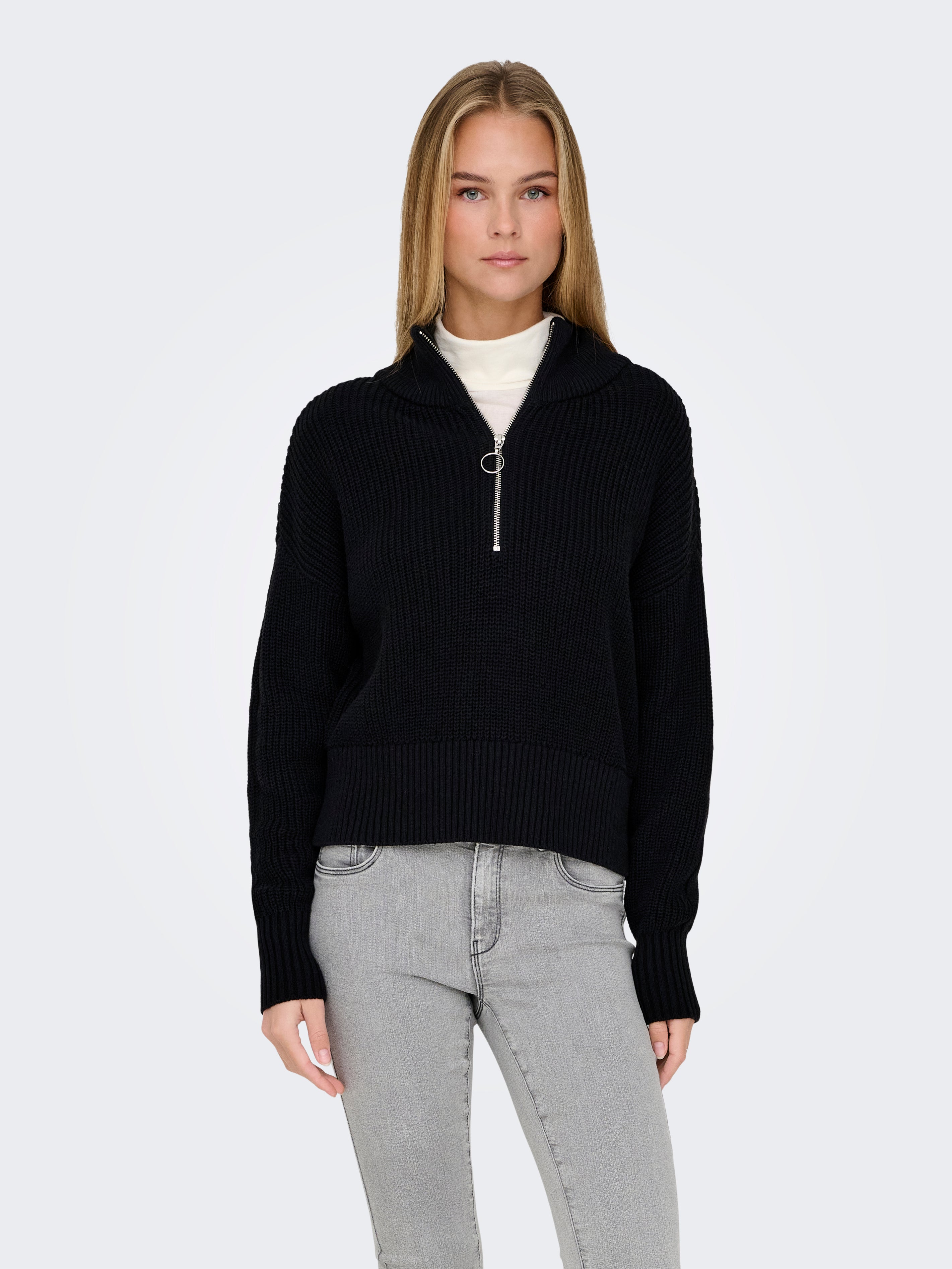 ONLFOLLY Strickpullover Black