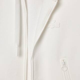 Sweatshirt zippé Jogger en molleton gratté Sweatshirts - Blanc - Lacoste - Femme