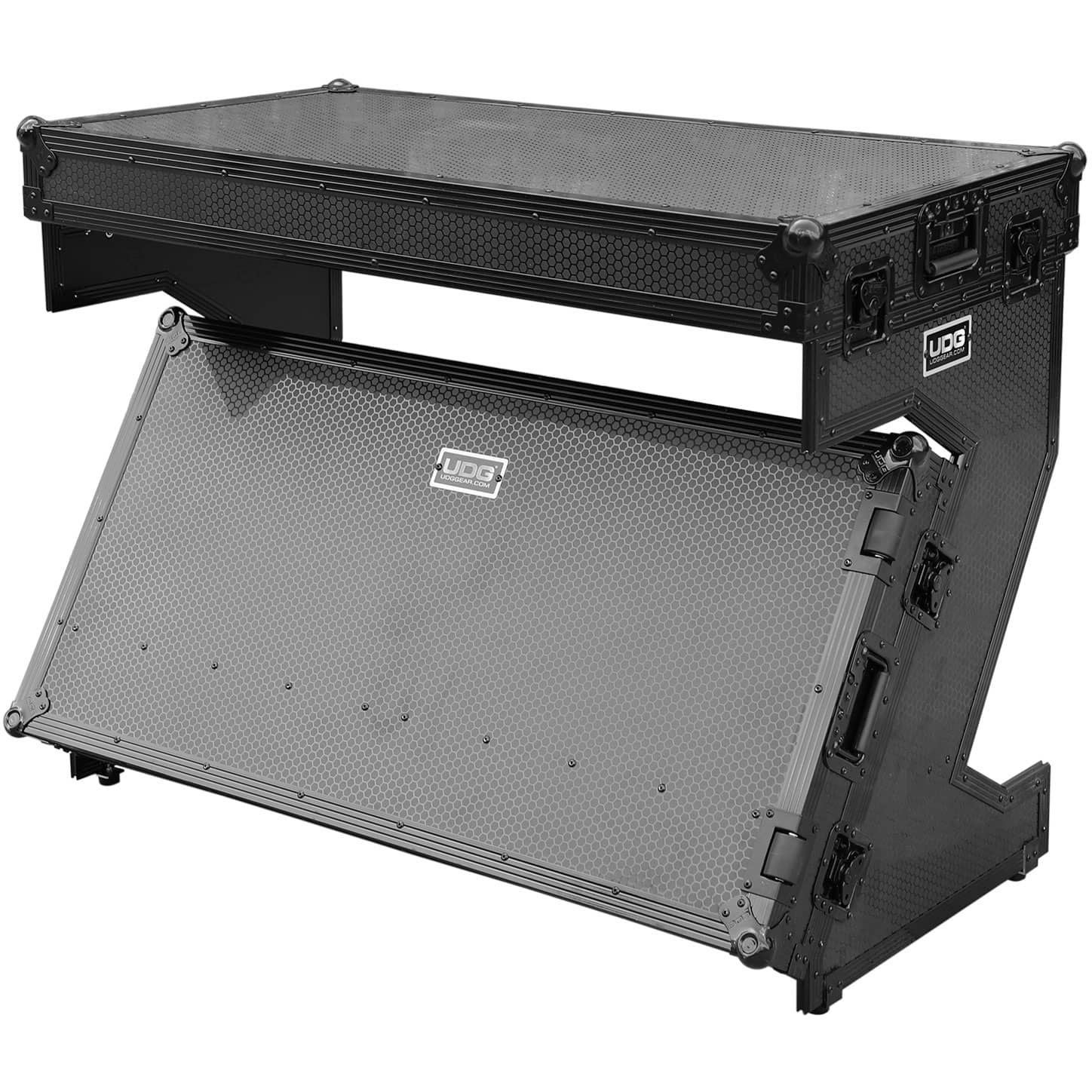 UDG Ultimate Flight Case Portable Z-Style DJ Table Plus koffer en standaard voor DJ-gear