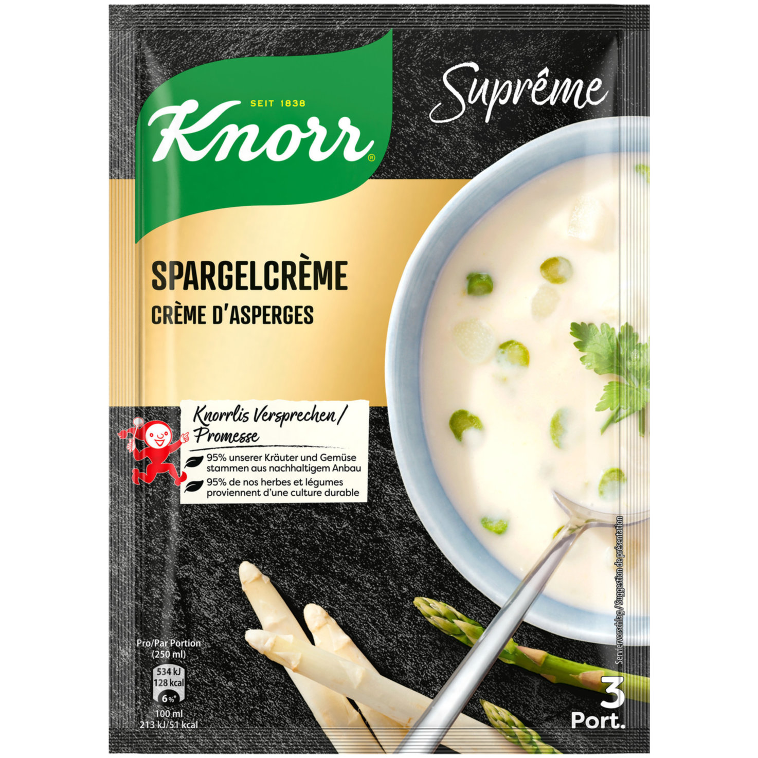 Knorr Suppe Suprême Spargelcrème