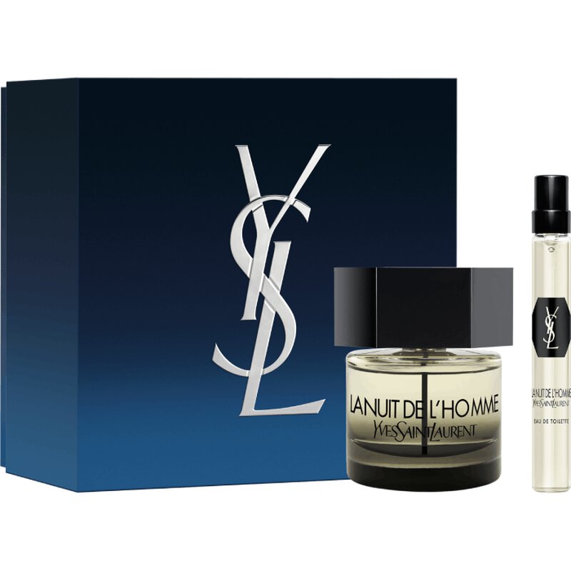 COFFRET CADEAU LA NUIT DE L'HOMME EAU DE TOILETTE 60 ML + 10 ML  COFFRET CADEAU HOMME