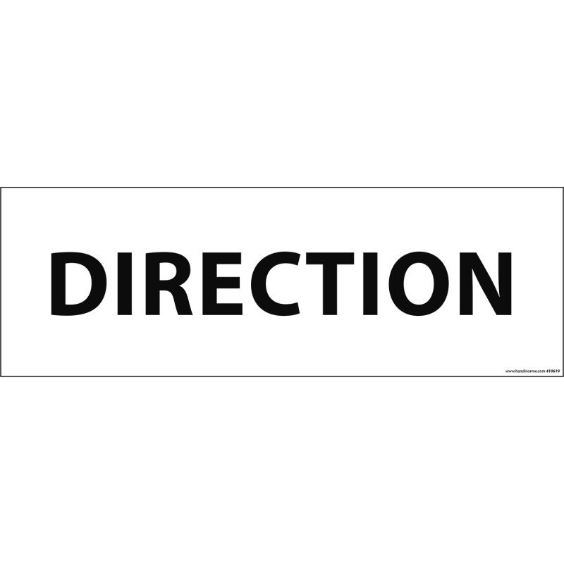 Plaque de porte DIRECTION