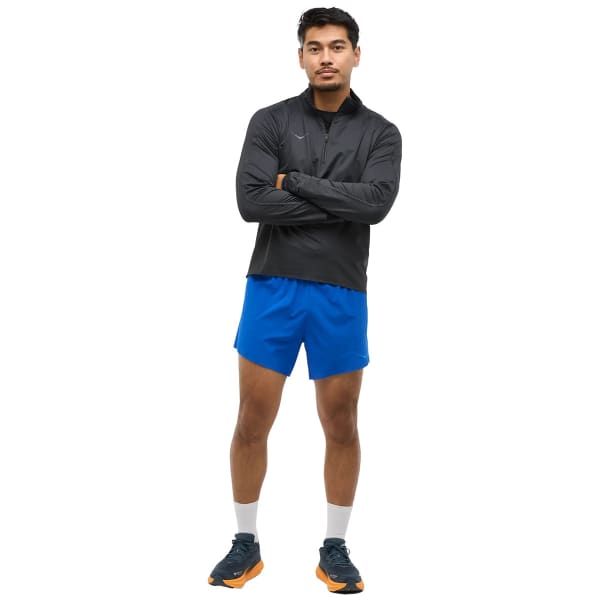 T-shirt running HOKA ONE ONE GLIDETECH QUARTER BLACK