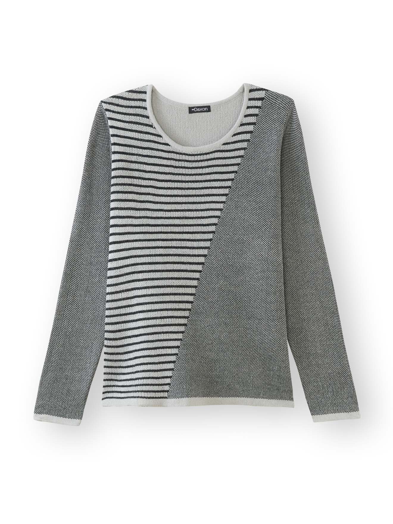 Pull motif jacquard fantaisie