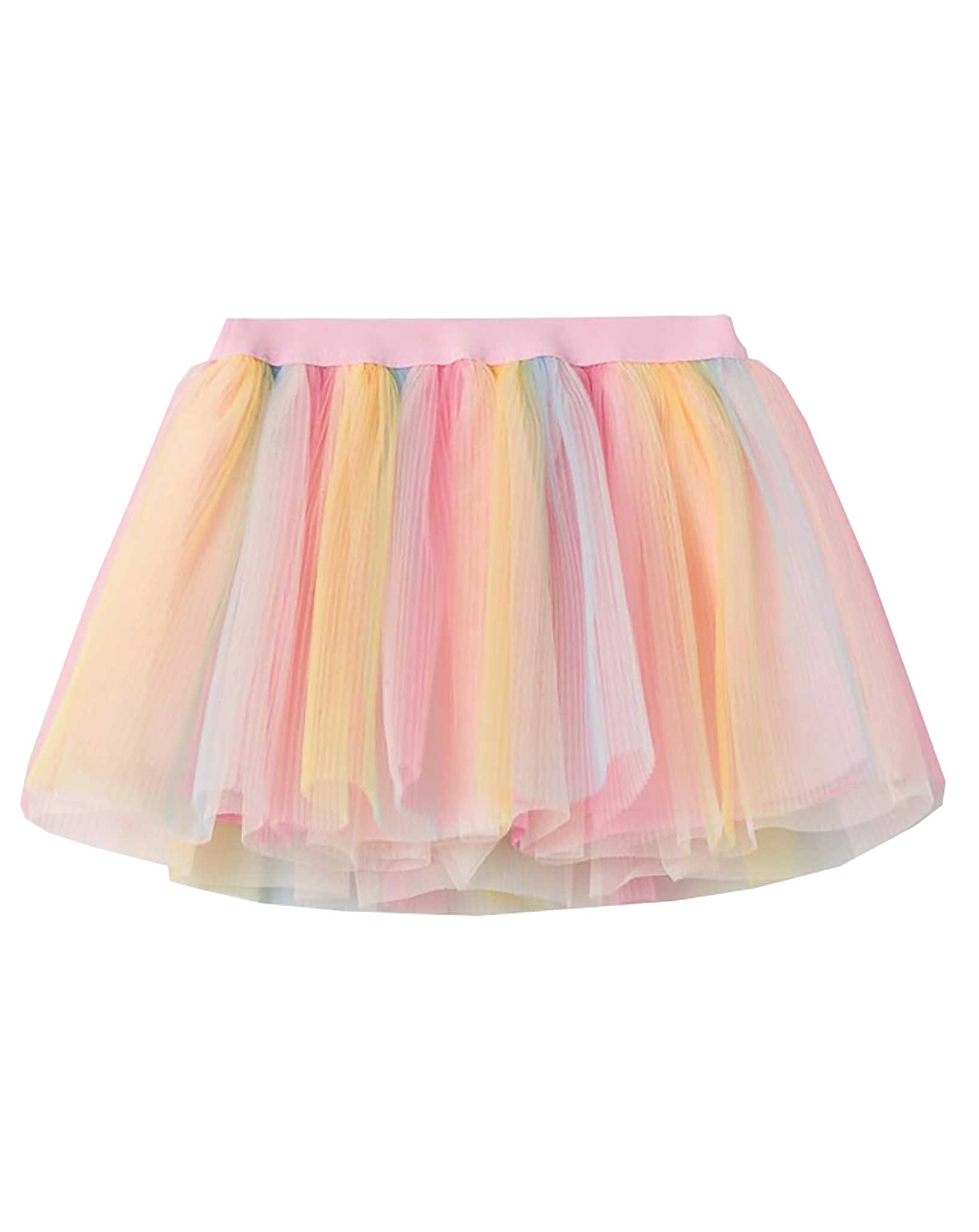 Tüllrock NMFFAMILLE TULLE RAINBOW in cashmere rose