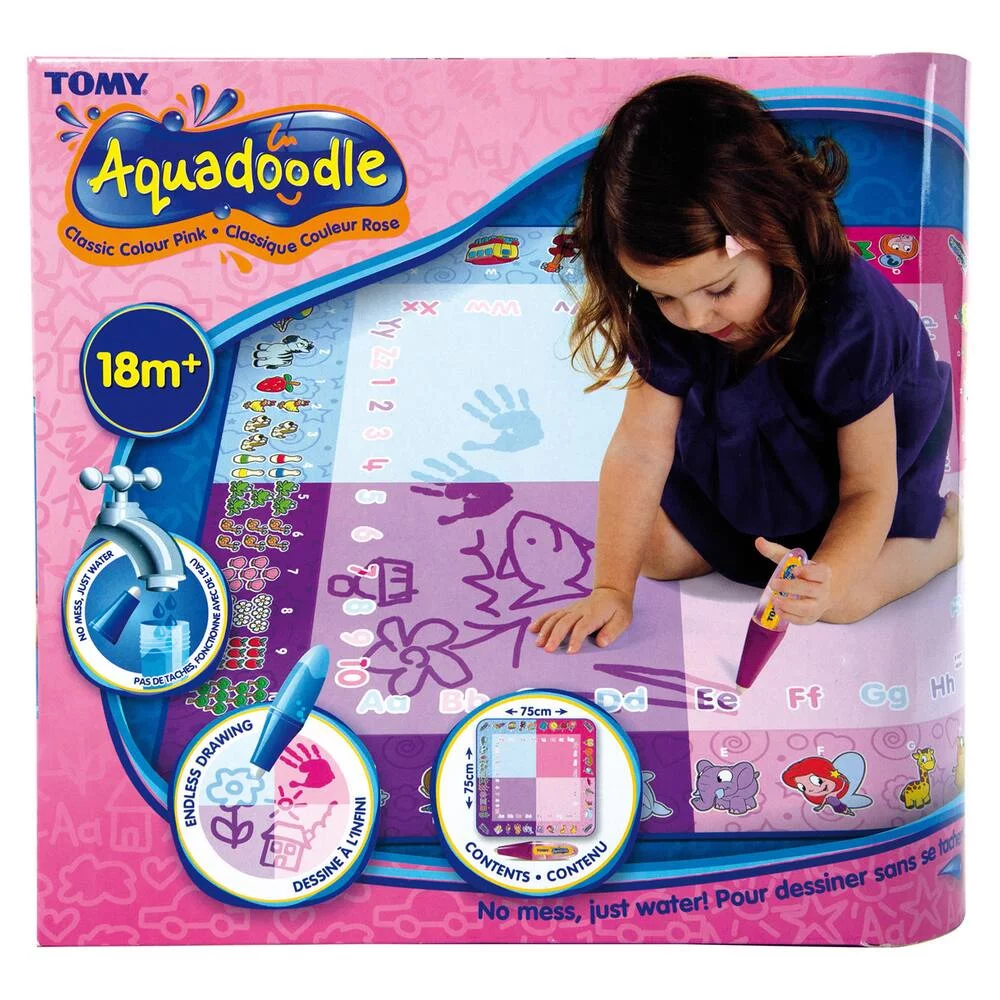 TAPIS AQUADOODLE CLASSIQUE ROSE