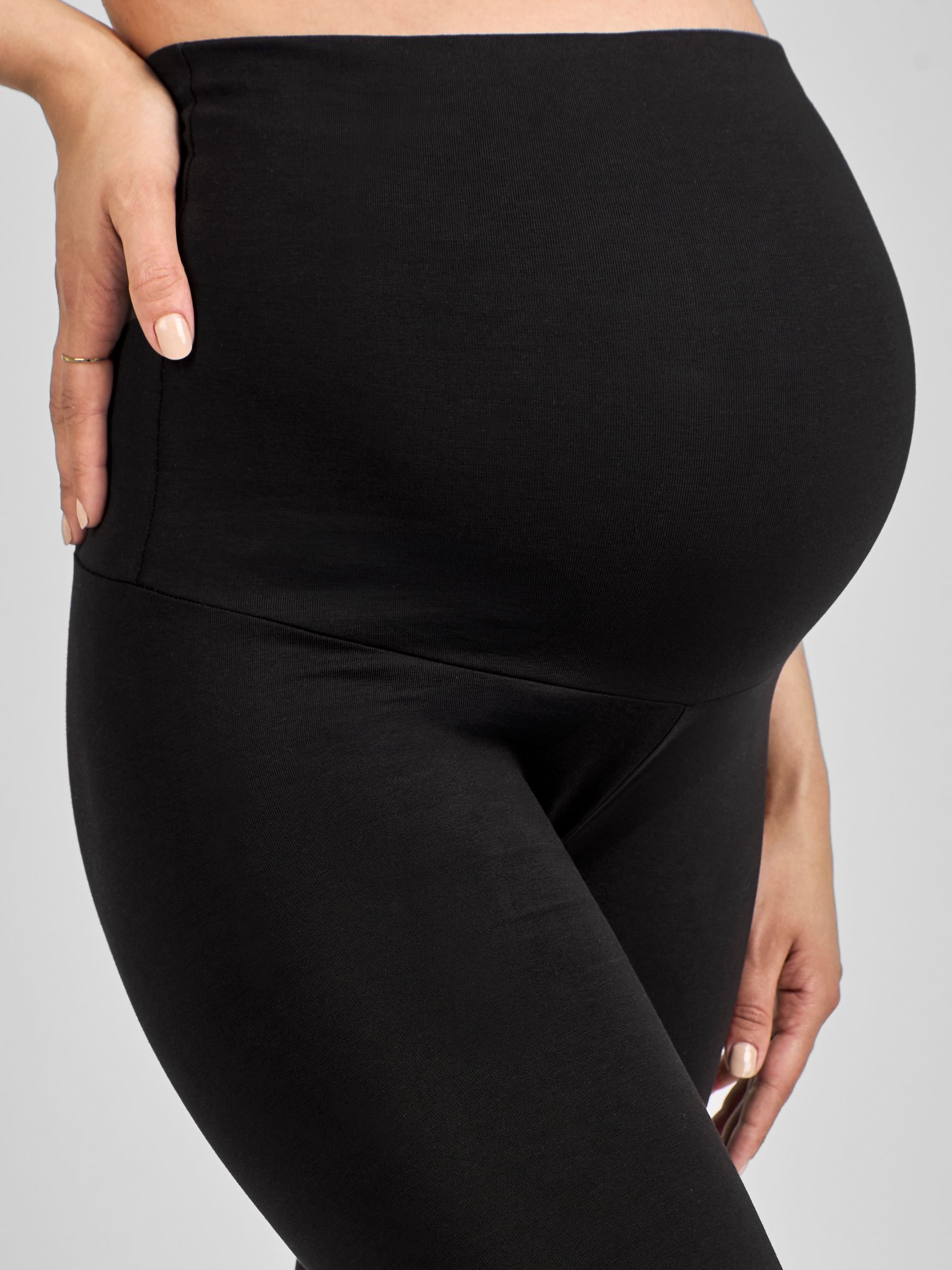 JoJo Maman Bébé Cotton Rich Maternity Leggings 2 Pack