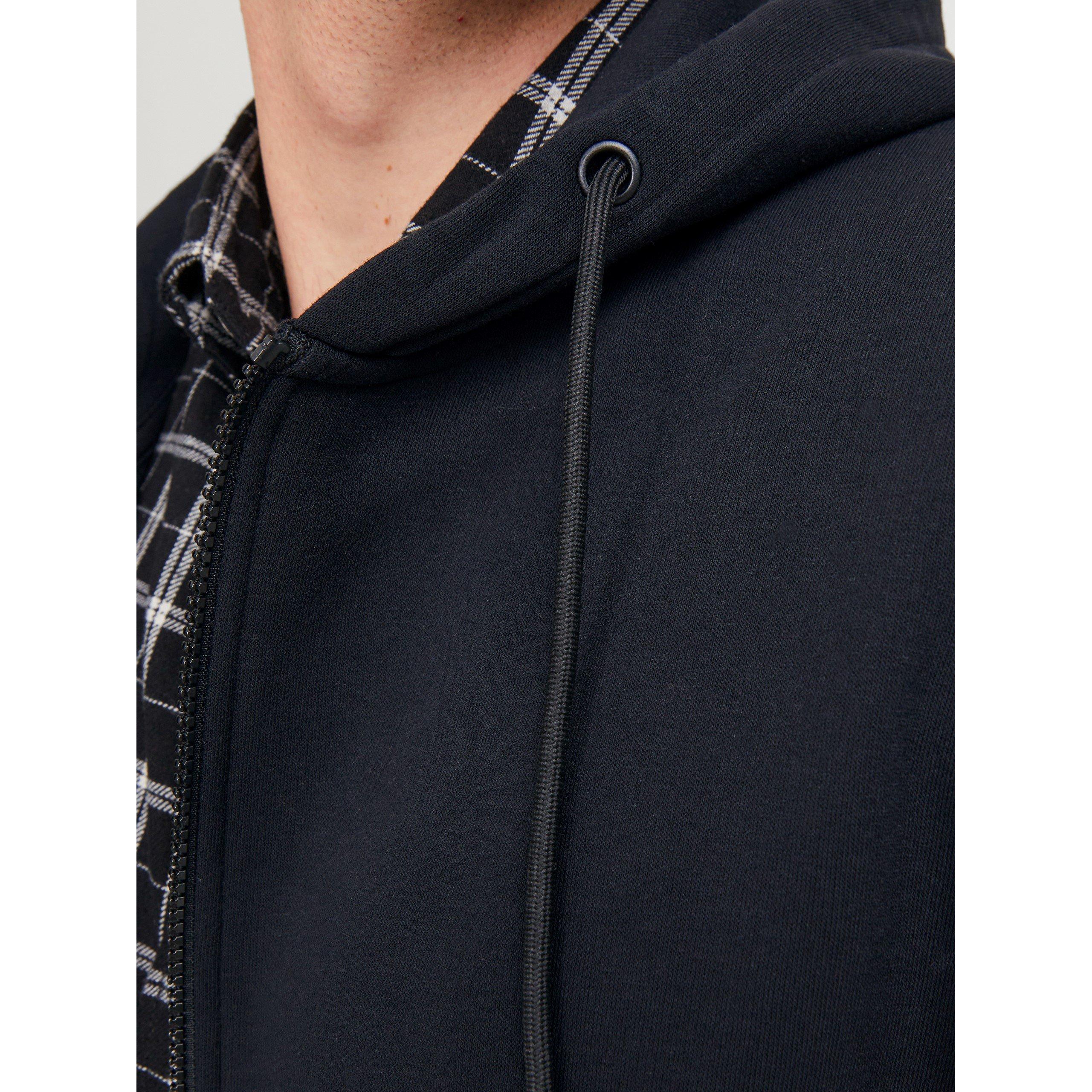 Jack and Jones Jack Bradley Zip Hoodie Mens Plus Size