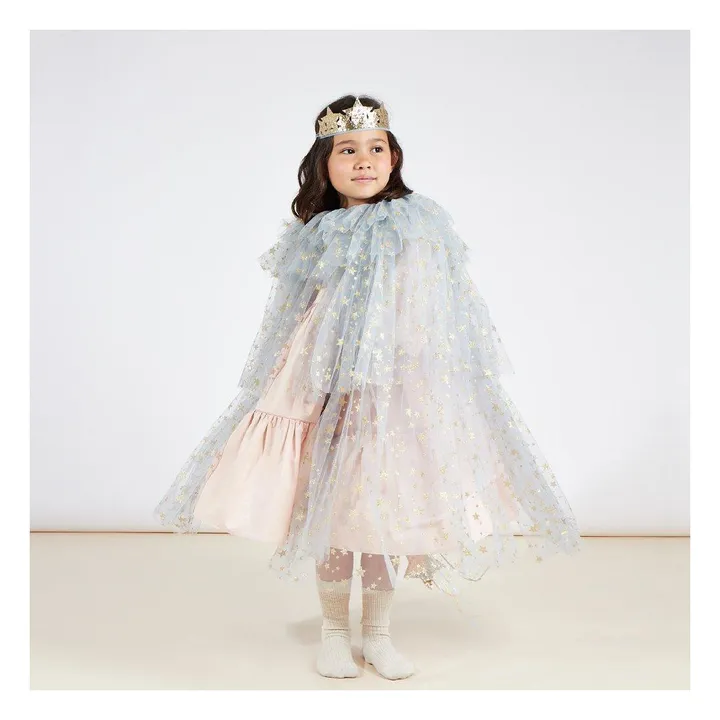 Meri Meri Déguisement Reine en tulle étoilée avec baguette et couronne
