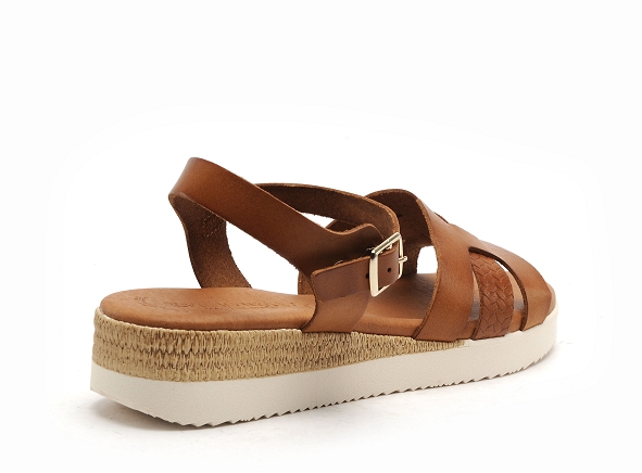 Eva frutos nu pieds plats femme 4222 marron