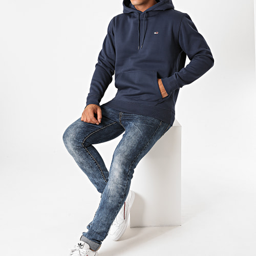 Sweat Capuche 9593 Bleu Marine