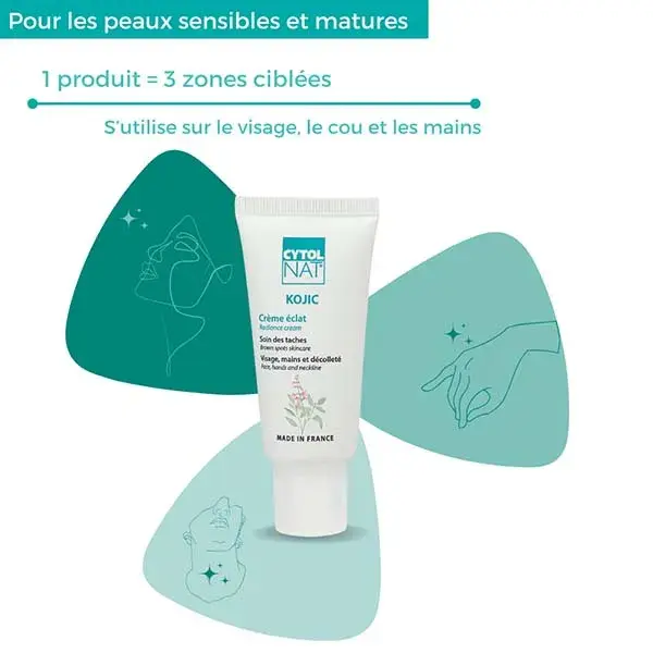 Cytolnat - Creme de Iluminador Anti-Manchas Escuras com Ácido Kójico