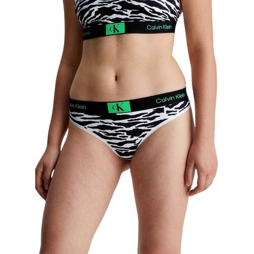 Calvin Klein Jeans - MODERN THONG SPLIT TIGER PRINT Blanco