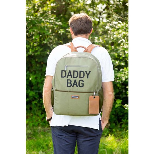 Daddy Bagpack Sac à langer Canvas Kaki - CHILDHOME
