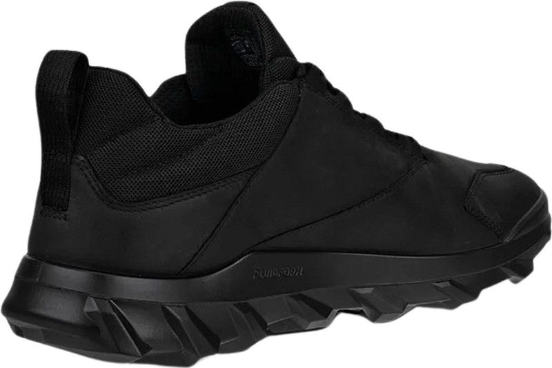 ECCO - MX M Low Lea - Sneaker - Black - Nubuck Leer