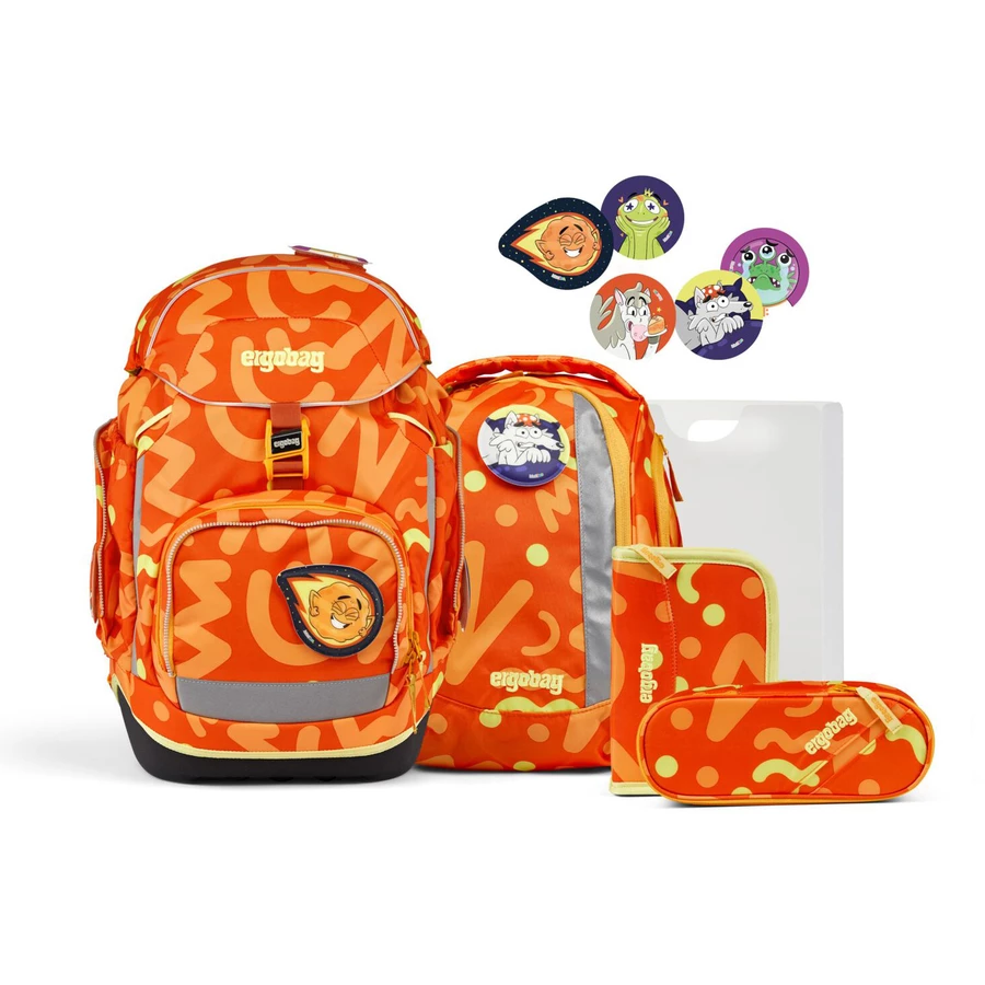 Ergobag Pack Comic Adventure - Schulrucksack Set 6tlg. Modell 2024 WunBärvoll