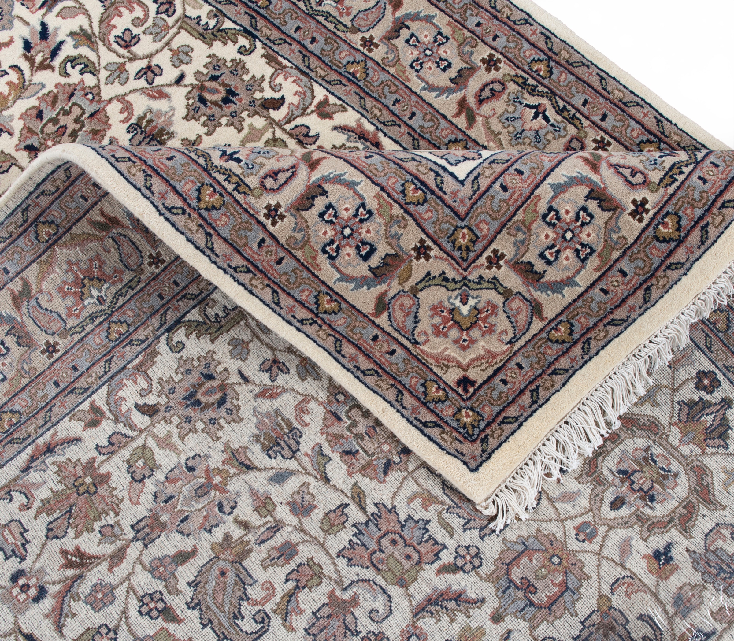my home Orientteppich »BI Oriental« rechteckig 12 mm Höhe reine Wolle, handgeknüpft, orientalisches Design, mit Fransen