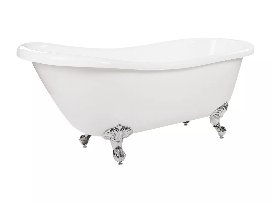 Baignoire îlot blanche 153 x 77 cm CAYMAN