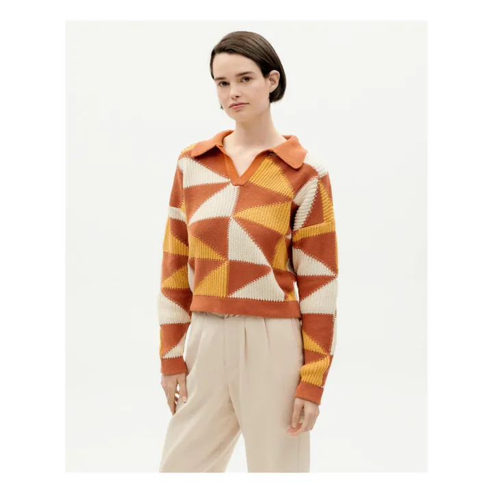 Thinking Mu Pull col Polo Paquita | Rouille