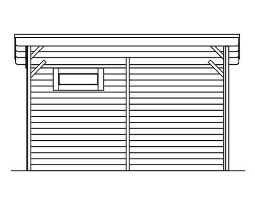 Pavilion SKAN WOOD Vimmerby 410 x 310 cm naturel