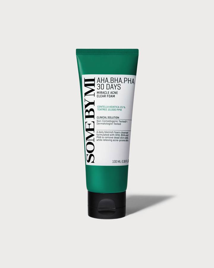 Some By Mi AHA BHA PHA 30 DAYS Miracle Acne Clear Foam 100ml